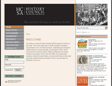 Tablet Screenshot of historycouncilsa.org.au